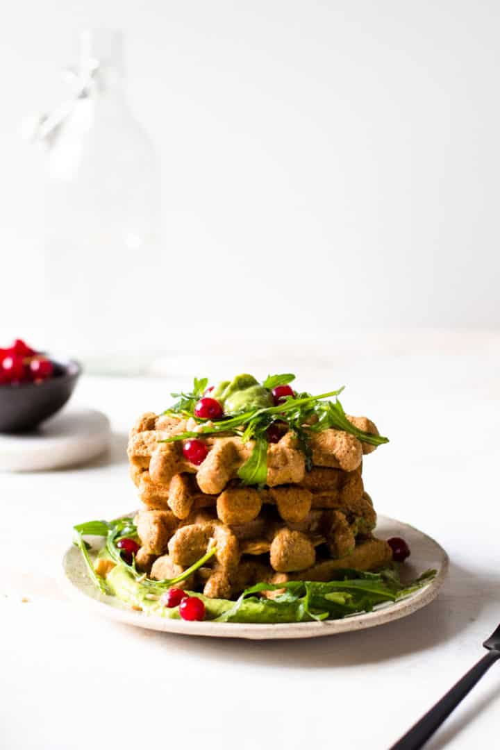 Lentil waffles