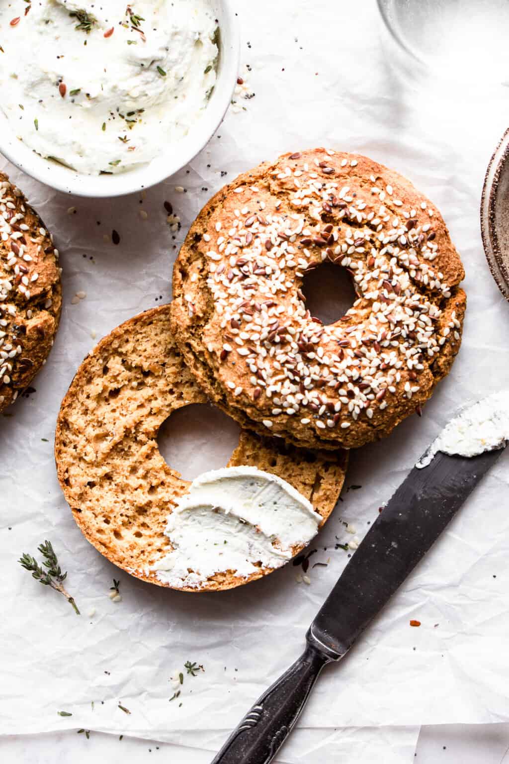 Vegan Gluten-Free Bagels (No Yeast) - Cooking With Elo