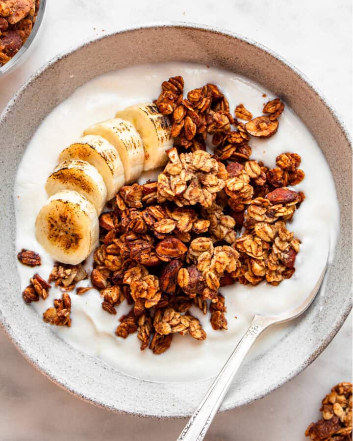 View of Banana Bread Granola - Cooking With Elo